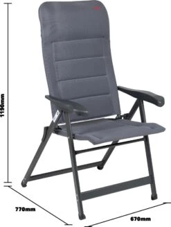 Crespo Standenstoel - AP-237 Air-Deluxe - Grijs (86) -Buiten Kampeer Aanbieding 906x1200