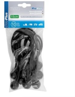 ProPlus 365644 Tentspannerset Zeltspanner-Set 10 Stück - Elastisch 15cm Mit Kunststoffball 10 Stuk(s) -Buiten Kampeer Aanbieding 926x1200 1