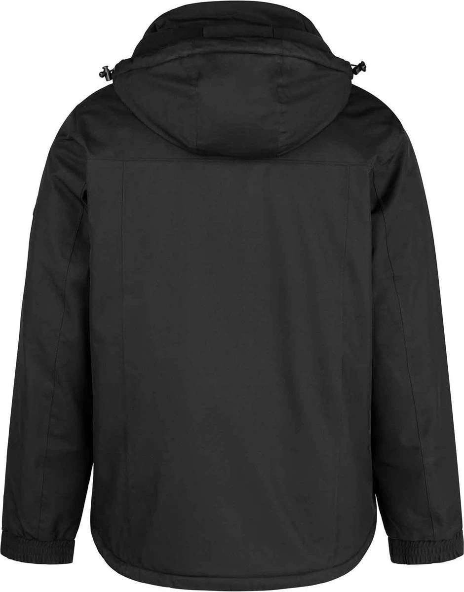 BJØRNSON Kick Regenjas / Winterjas Heren - Waterdicht - Maat L - Zwart 2 BJØRNSON Kick Regenjas / Winterjas Heren - Waterdicht - Maat L - Zwart - Afbeelding 2