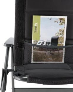 Travellife Barletta Comfort Stoel Antraciet / Donkergrijs -Buiten Kampeer Aanbieding 960x1200 1