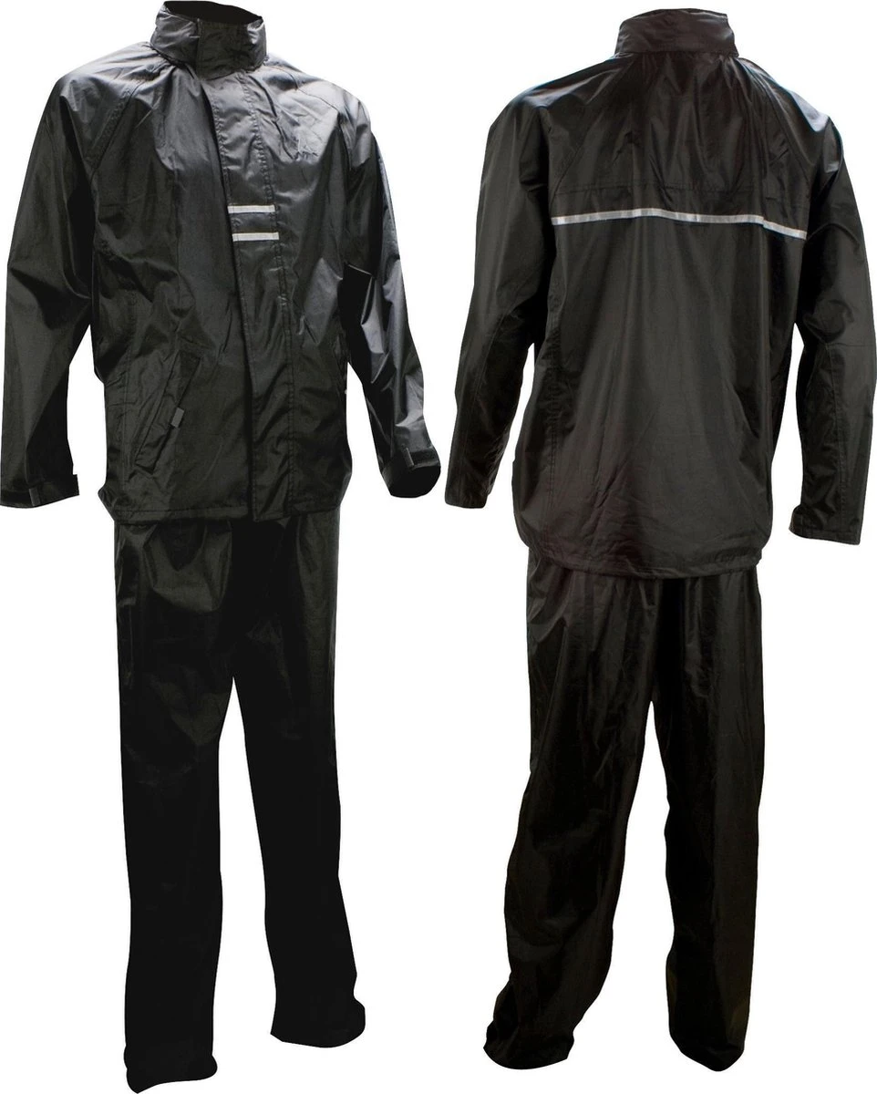 Ralka Regenpak - Senior - Zwart/Antraciet - S 1 Ralka Regenpak - Senior - Zwart/Antraciet - S