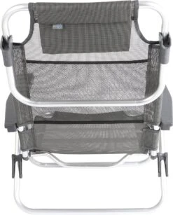 Bo-Camp Beach Chair - Monaco - Aluminium - Grijs -Buiten Kampeer Aanbieding 964x1200