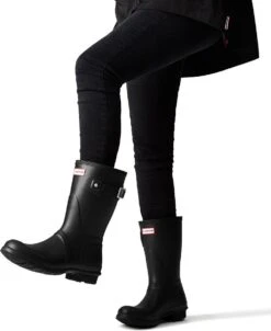 Hunter Womens Original Short Dames Regenlaarzen - Maat 38 -Buiten Kampeer Aanbieding 982x1200 3