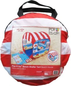 Pop-Up Strandtent: Beach Hut - Speeltent 17 Pop-Up Strandtent: Beach Hut - Speeltent -Buiten Kampeer Aanbieding 986x1200